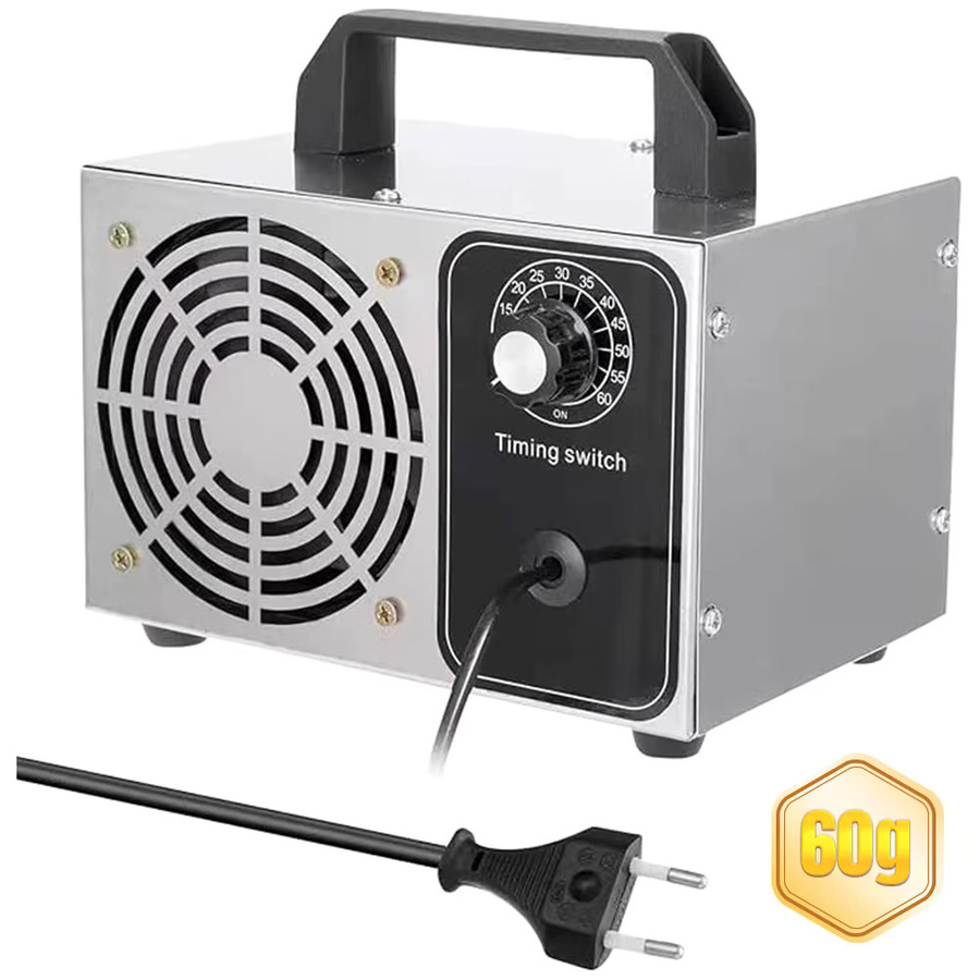 Podofo Luft-Ozon-Sterilisator in Silber aus Edelstahl mit 60 g/h Ozonausstoß zur Formaldehydentfernung und Desinfektion für Zuhause, Büro, Auto und gewerbliche Räume - Bild 4