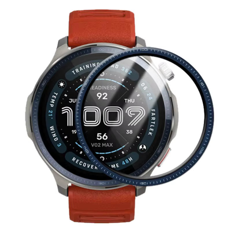 Transparentes Displayschutzfolie für Amazfit Balance 2 mit gebogener vollständiger Abdeckung - Bild 6