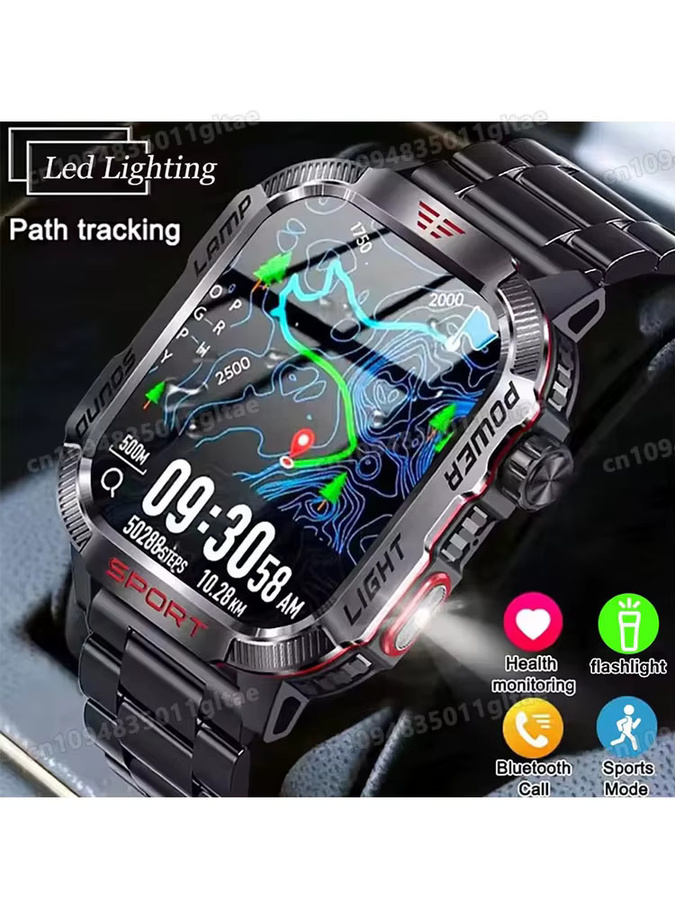 Ola Esporte Smartwatch, GPS, Herzfrequenz, Schwarz, Unisex - Bild 6