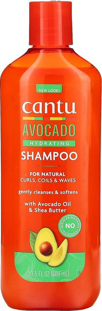 Cantu Avocado Hydrating Shampoo, 400 ml, für lockiges Haar - Bild 1
