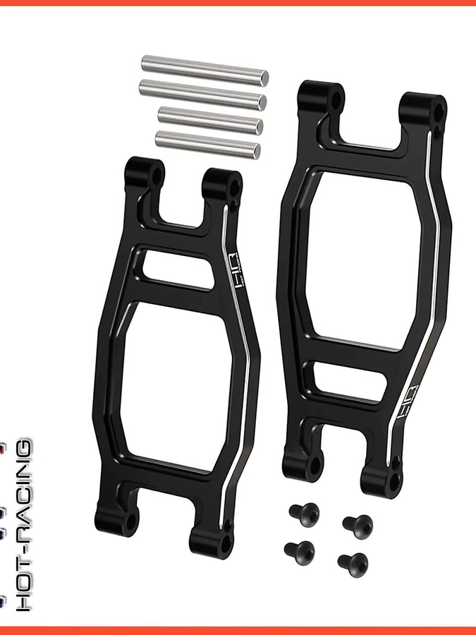Tamiya DT-04 vorderer Oberarm, Zubehör, Metall, Schwarz - Bild 4