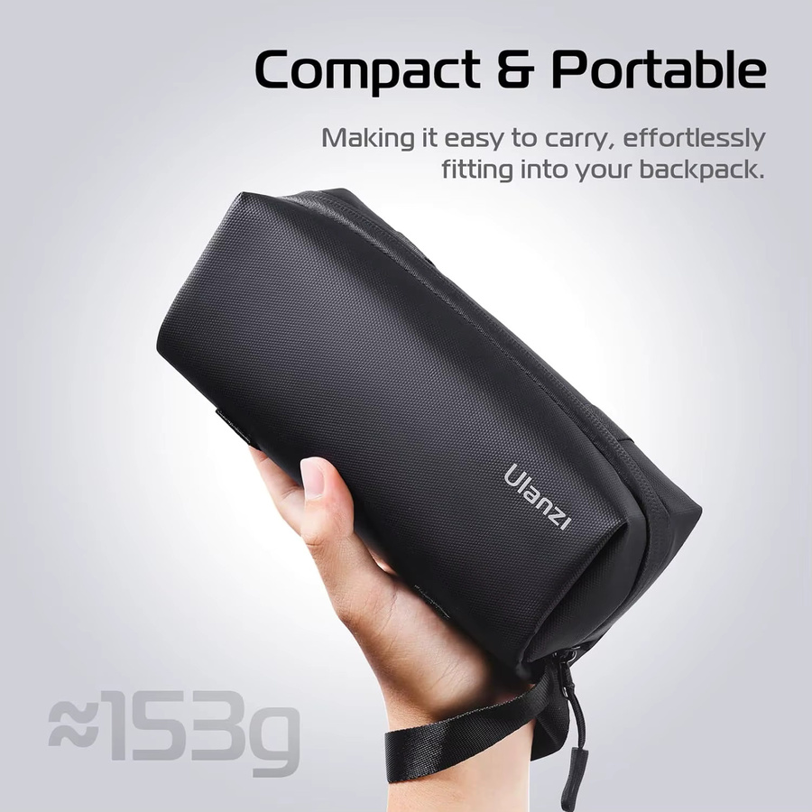 Ulanzi PK-04 Tragbare Kamera-Aufbewahrungstasche in Schwarz für DJI Osmo Pocket 4 3 2, Insta360 und GoPro 13 Schutzhülle und Action-Kamera Zubehör - Bild 4