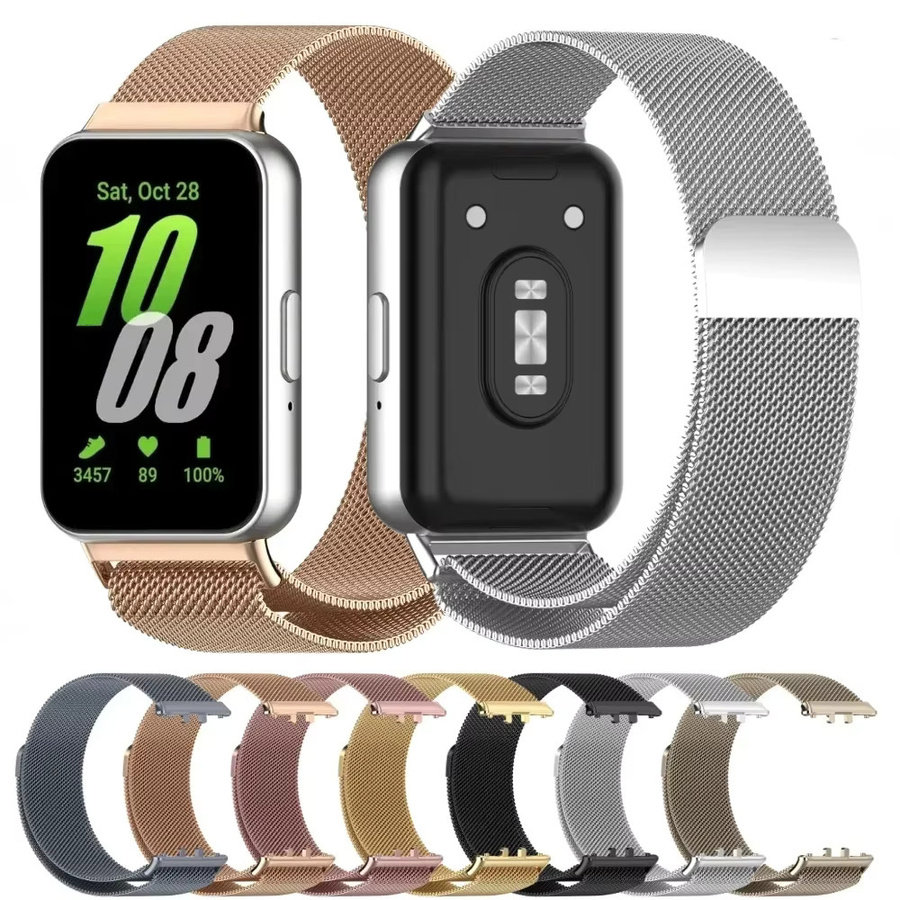 Samsung Uhrenarmband Milanaise, Edelstahl, Samsung Galaxy Fit 3, Unisex - Bild 1