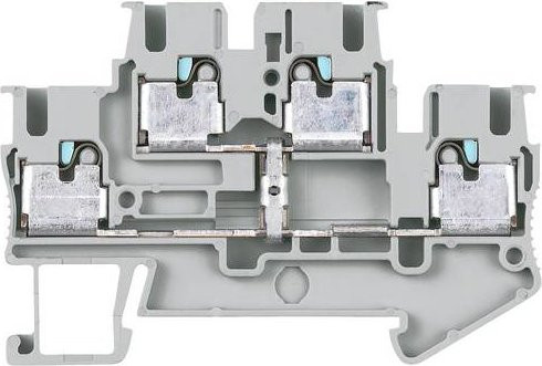 Siemens Doppelstockklemme grau 50 Stück - Bild 1