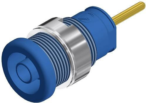 Hirschmann SEB 2630 S1,9 Sicherheits-Laborbuchse für den vertikalen Einbau, Blau, Stift-Ø: 4 mm - Bild 1