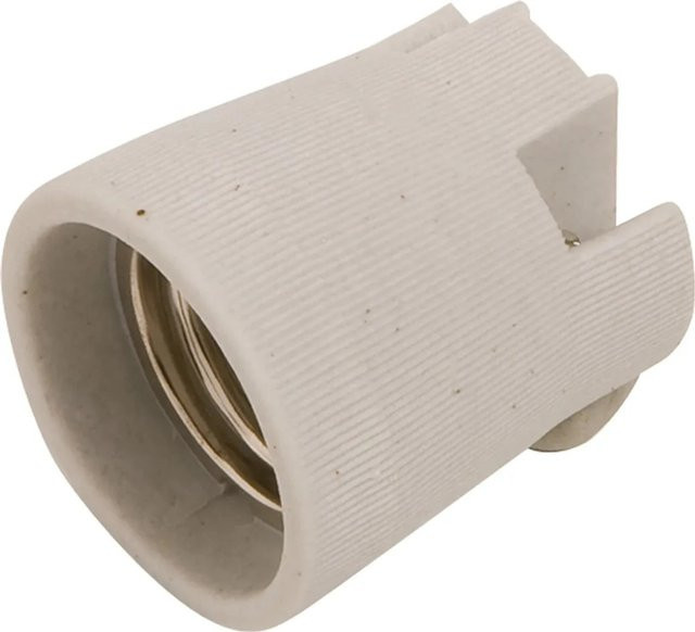 REV-Ritter Lampenfassung E27 aus Porzellan in Weiß - Bild 1