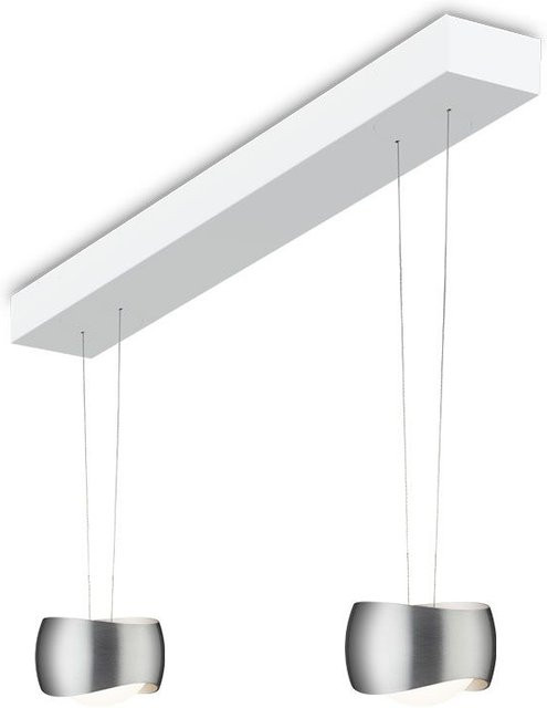 Oligo Curved Slack-Line LED-Pendelleuchte 2-flammig in Weiß Matt mit Tunable White und Casambi-Steuerung - Bild 1