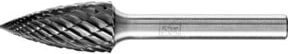 PFERD Hartmetall Hochleistungsfrässtift ALLROUND Spitzbogen SPG HICOAT universal, Farbe: silver, Durchmesser: 12 mm, Länge: 25 mm, Schaft-Durchmesser: 6 mm - Bild 1
