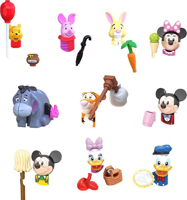 Disney Mickey Mouse Mini-Bausteine Mickey & Minnie Figuren, Rollenspiel - Bild 1