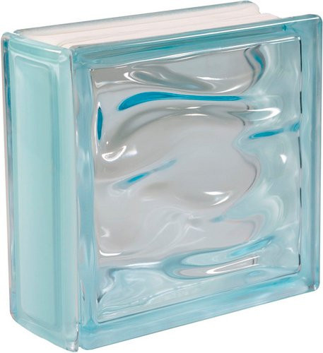 Fuchs Design Echtglasprofil in Blau, B/H: 8 x 19 cm - Bild 1