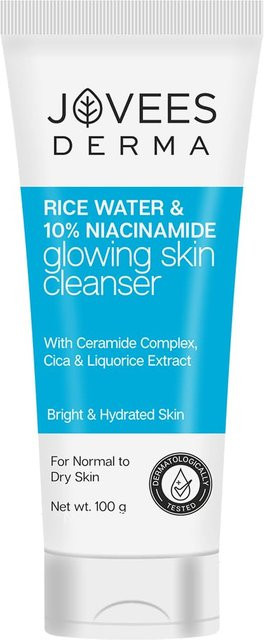 Jovees Derma Reis Gesichtswaschgel, 100g, für unreine und empfindliche Haut - Bild 1