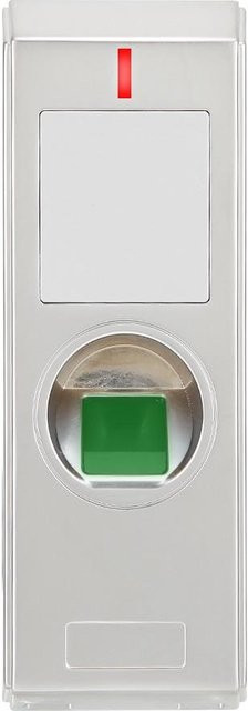 Wasserdichter Fingerabdruck-Zutrittskontroller aus Metall mit 125KHZ ID-Kartenleser IP66 in Weiß - Bild 1