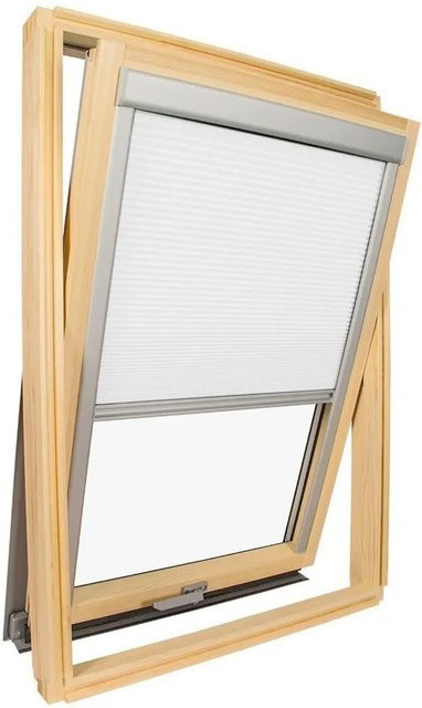 Avosdim Wabenplissee für Velux Dachfenster, Verdunkelung, Weiß, Modell 4 606 S06 - Bild 1