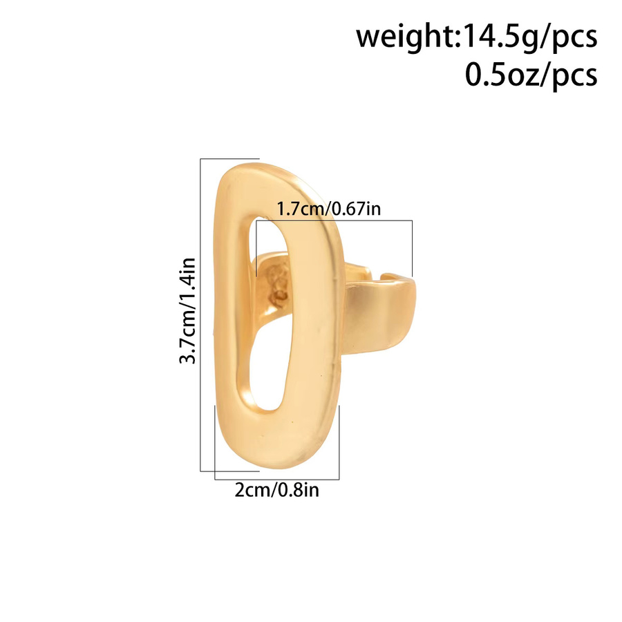 Ingemark Ring, geometrisch, oval, verstellbar, Damen - Bild 3