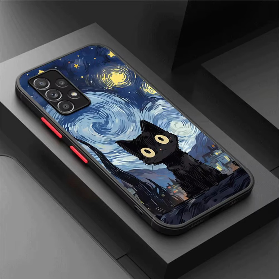 Starry Sky Cat Handyhülle für Samsung Galaxy A-Serie Cover - Bild 2