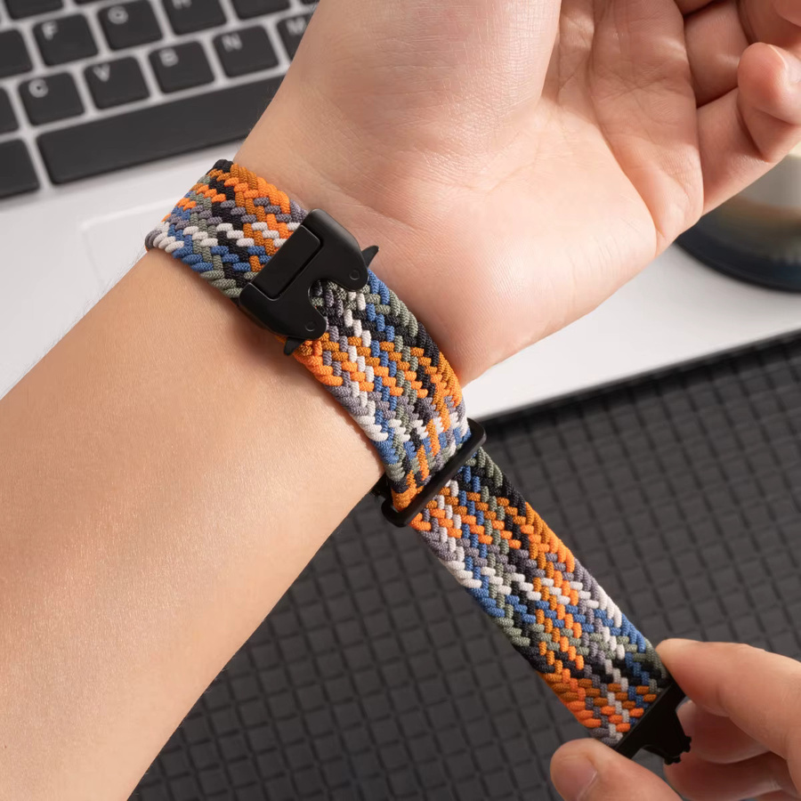 OAKCHARM Uhrenarmband Textil/NATO, Multicolor, Unisex, für Samsung Galaxy Watch Fit 3 - Bild 4