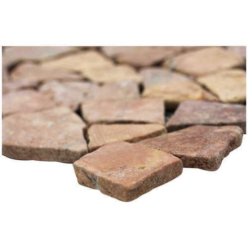 HuH Mosaik Mosaikfliese Bali in Rot mit Steinoptik als Wandbelag oder Bodenbelag, B/L: 30,5 x 30,5 cm - Bild 2