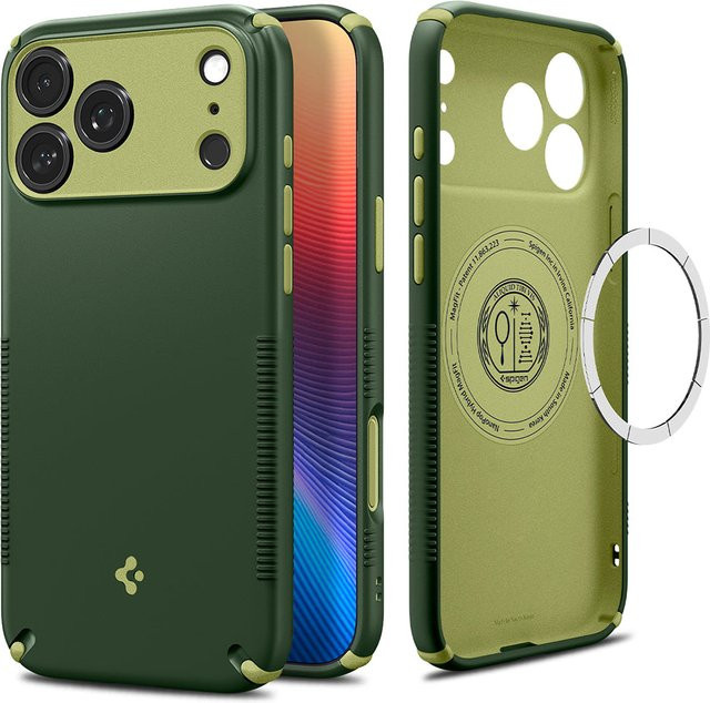 Spigen Caseology Nano Pop Hybrid MagSafe-Hülle für Apple iPhone 18 Pro und iPhone 17 Pro, Grün - Bild 1