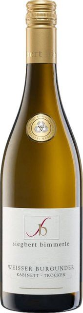 Siegbert Bimmerle Weissburgunder Kabinett, Weißwein, Baden, trocken, 2025, 0,75 l - Bild 1