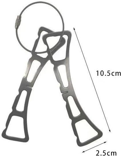XYKK01 Edelstahl Kreuz-Dampfgitter in Silber für Camping und Haushalt - Bild 1