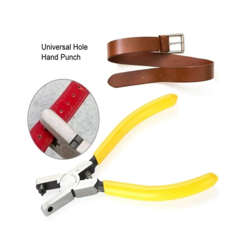 Lochzange für Ledergürtel und Uhrenarmbänder zur Installation von Fünfzinken-Schnallen, Metall, Multicolor, 0,8 mm - Bild 3