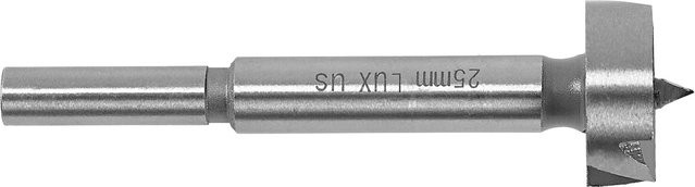 LUX-TOOLS Forstnerbohrer aus Stahl in Silber, Durchmesser: 24 mm, Tiefe: 90 mm - Bild 1
