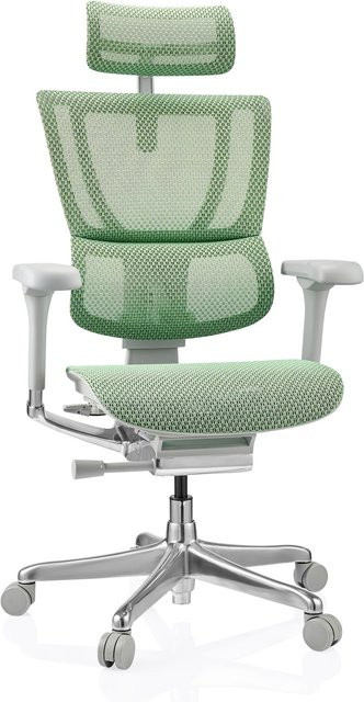 hjh OFFICE Luxus Chefsessel ERGOHUMAN SLIM G GEN2 mit Netzstoff, Kopfstütze und höhenverstellbaren Armlehnen - Bild 1