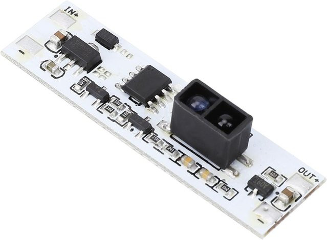 Neoglint Hand Sweep Sensor Schalter Modul für LED Licht im Schrank und Kleiderschrank, Farbe: Weiß - Bild 1
