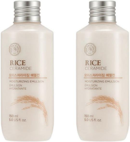 THE FACE SHOP Reis & Ceramid Emulsion, 2 x 150 ml, Gesicht - Bild 1