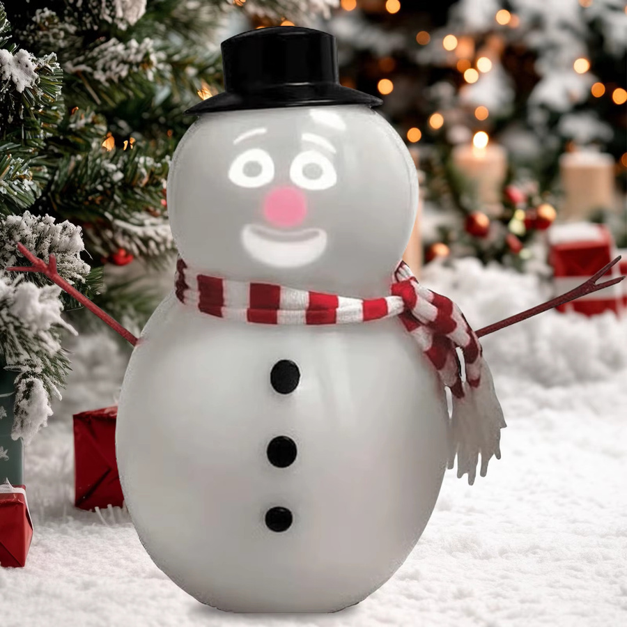 APWIKOGER Schneemann, interaktives Weihnachtsspielzeug, mit Projektor, Musiklautsprecher, Nachtlicht - Bild 4