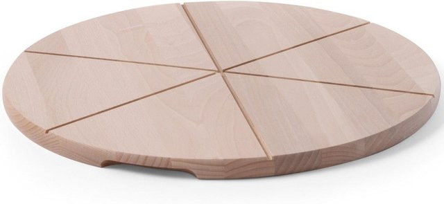 Pizzaschneidebrett Hendi in Braun, Durchmesser: 45 cm - Bild 1