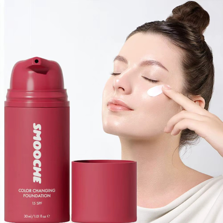 Smooche Farbwechselnde Foundation SPF15, langanhaltend, leichtgewichtig - Bild 5