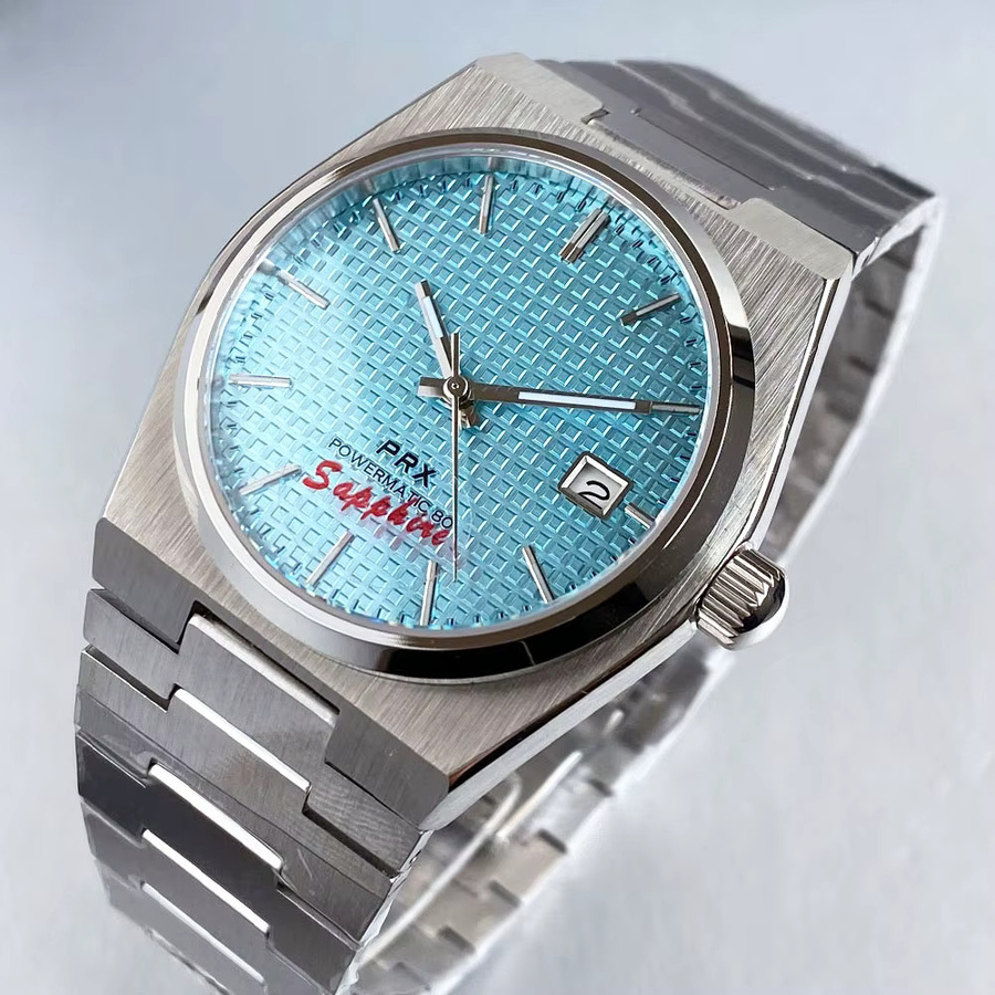 Tandorio Armbanduhr, Automatik, Edelstahl, Blau, 40 mm, Herren - Bild 2