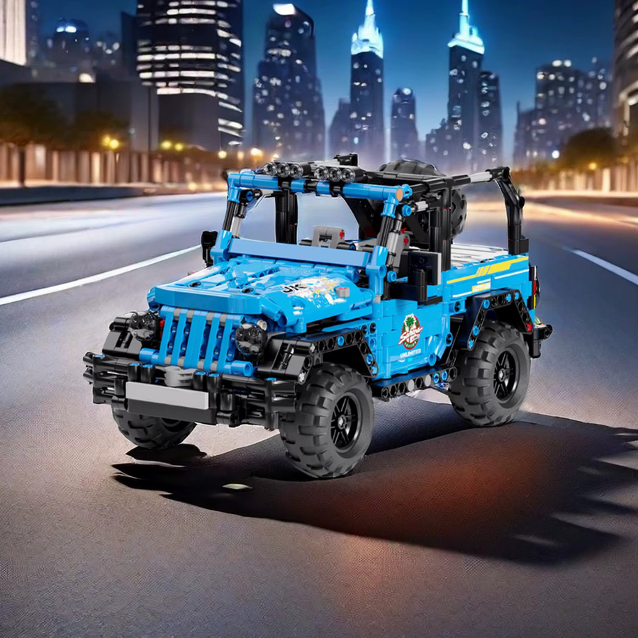 TYCOLE Blau Geländewagen, Bausteine, 876 Teile - Bild 2