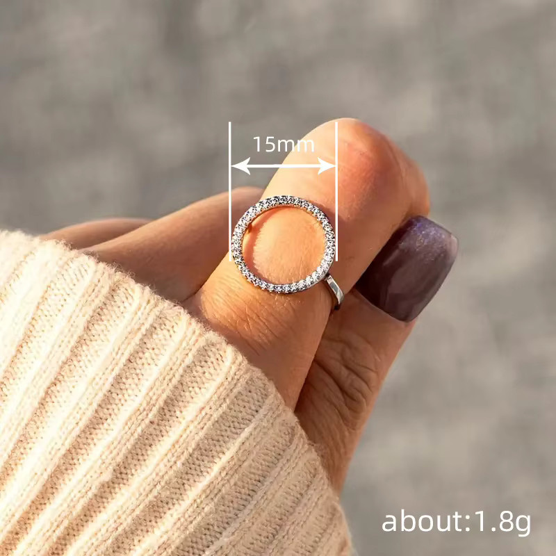 Huitan Ring, Zirkonia, Damen - Bild 3