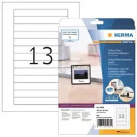 HERMA Videoetikett aus Papier in Weiß, B: 147,3 mm, H: 20 mm - Bild 1