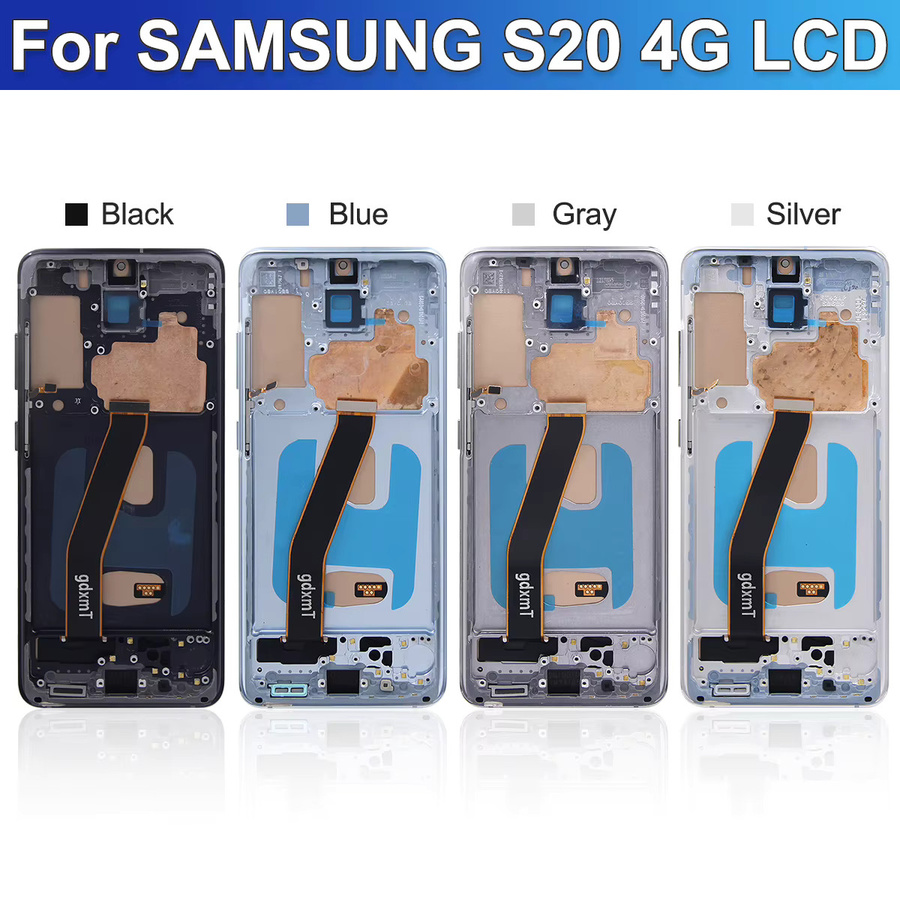 Samsung Galaxy S20 5G Ersatzdisplay TFT S20 LCD Touch Screen mit Rahmen in Schwarz für G981B G980 G980F - Bild 4