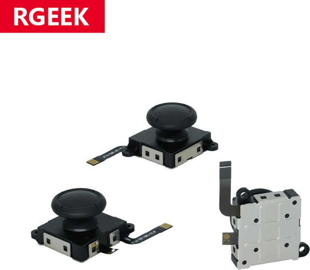 RGEEK TMR Elektromagnetischer Joystick ohne Drift-Effekt für Nintendo Switch OLED und Switch Lite, Schwarz - Bild 1
