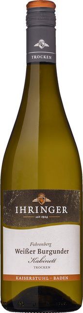 Ihringer Fohrenberg Weißer Burgunder Kabinett, Weißwein, Baden, trocken, 2024, 0,75 l - Bild 1