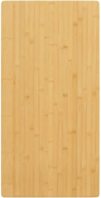 vidaXL Tischplatte aus Bambus, beige, B/T/H: 100 x 50 x 4 cm - Bild 1