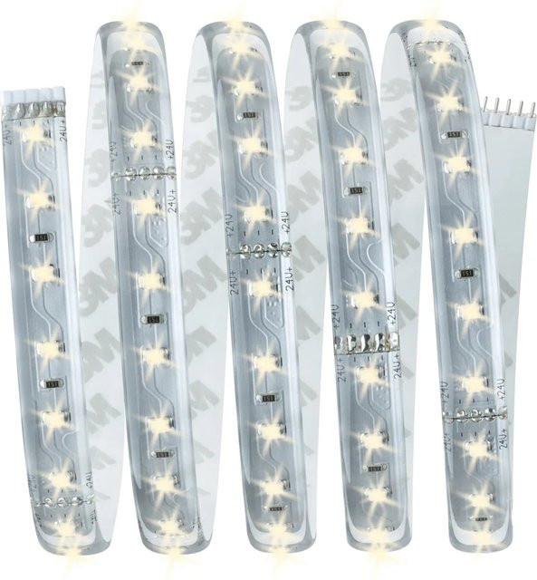 Paulmann MaxLED 500 LED-Streifen-Basisset Warmweiß Silberfarben, 1,5 m, dimmbar - Bild 1