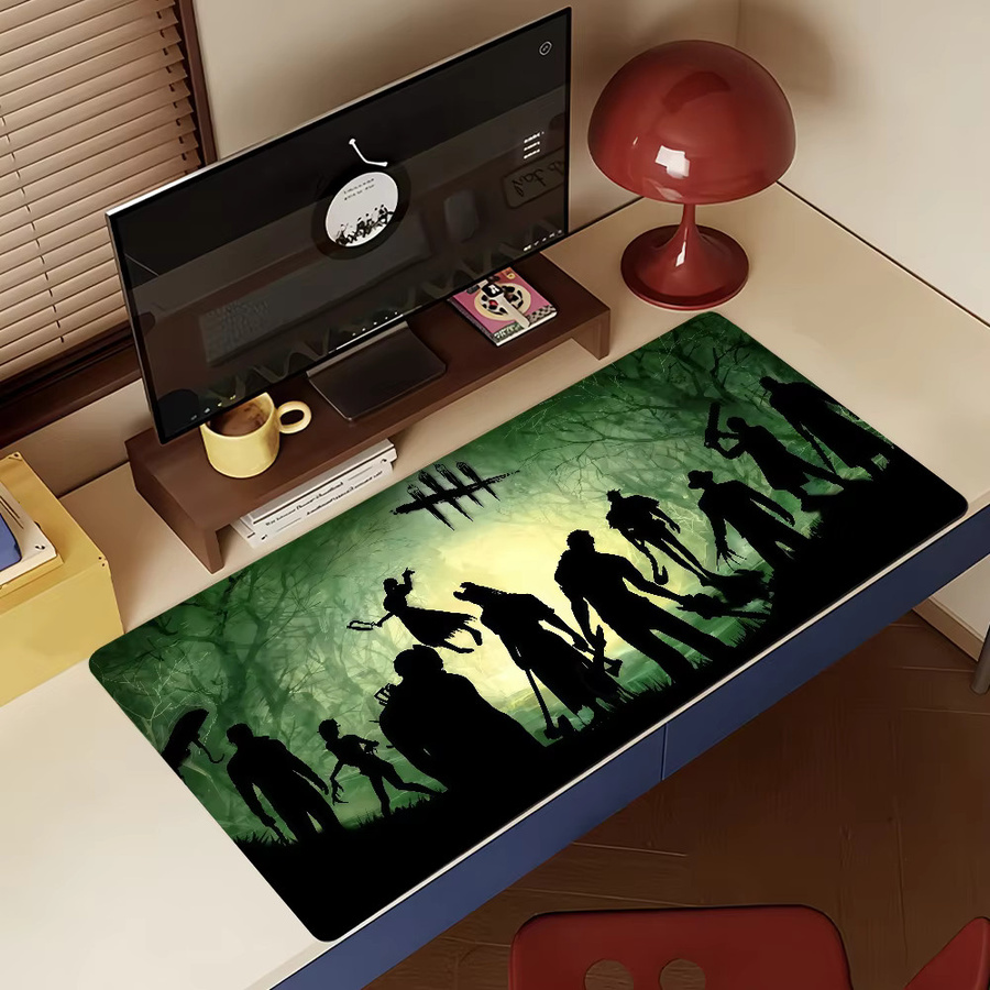 D-DaylightS By D-DEADS Mauspad in Grün, rutschfeste Schreibtischunterlage aus Gummi für PC und Laptop - Bild 4