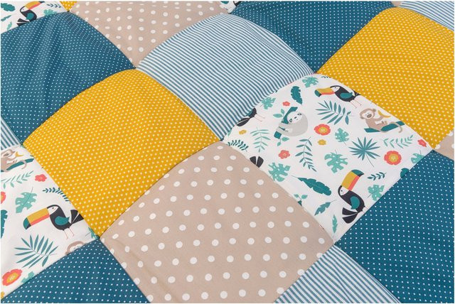 Ullenboom Krabbeldecke und Laufgittereinlage Multicolor B/T/H: 120 x 120 cm - Bild 1