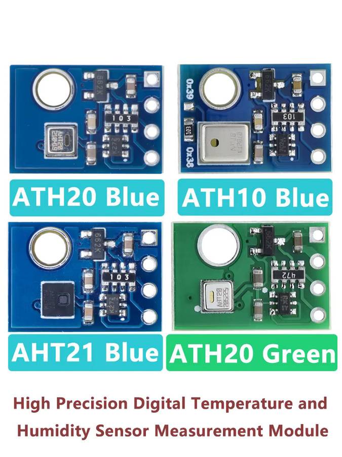 EGBO Hochpräzises digitales Temperatur- und Feuchtigkeitssensor-Messmodul mit I2C-Kommunikation in Blau und Lila als Ersatz für AHT10 AHT20 AHT21 AHT30 - Bild 3