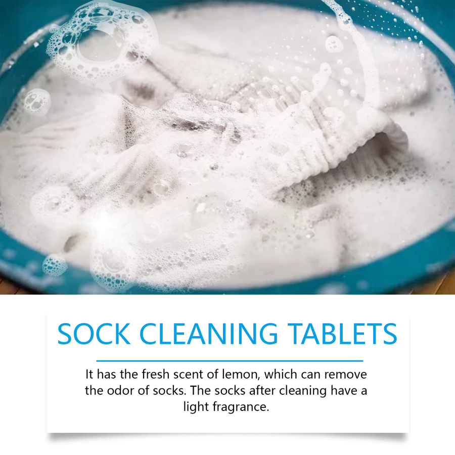 Jue-Fish Wäschetabletten als starker Fleckenentferner und Waschmittel für Socken, 11,2 g pro Tablette - Bild 3