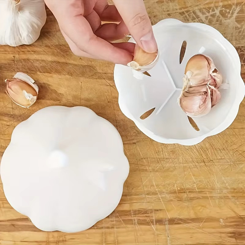 YOCITY Lebensmittelbox aus Kunststoff als versiegelter Organizer für Gemüse wie Zwiebeln, Knoblauch und grünen Pfeffer zur frischen Aufbewahrung - Bild 4