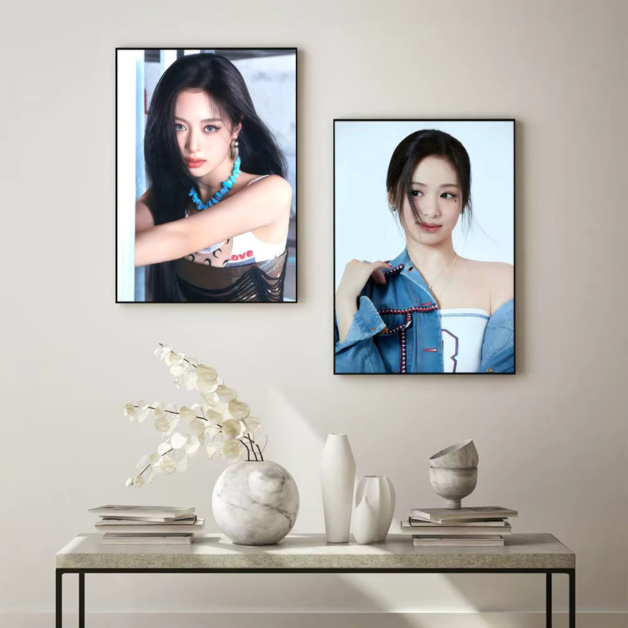 A-Ahyeon Singer Poster HD Wanddekoration, selbstklebend, Mehrfarbig - Bild 4