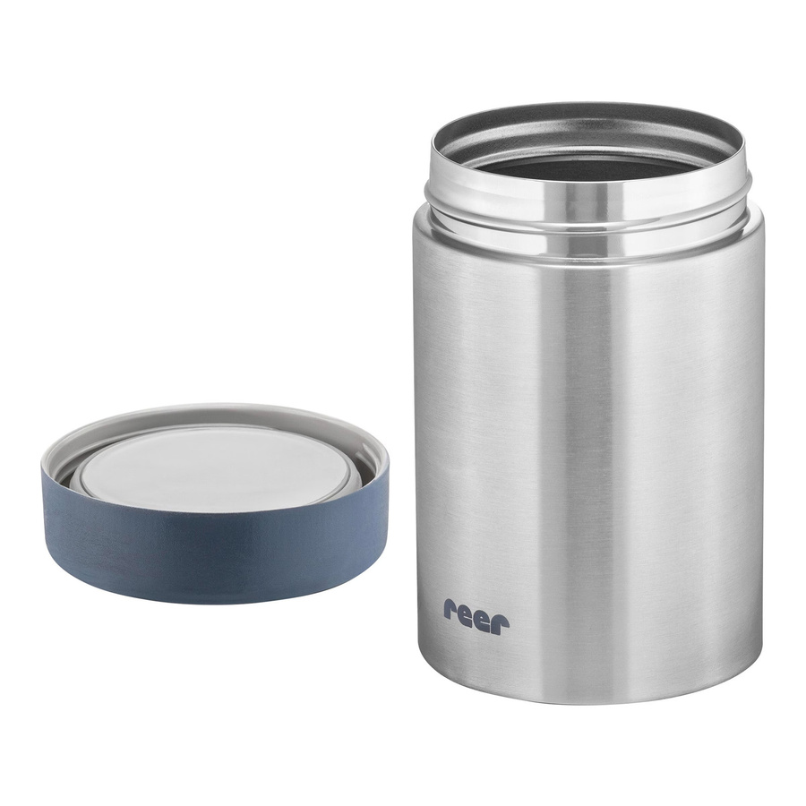 Reer Edelstahl Warmhaltebox aus Edelstahl und Kunststoff, silber, auslaufsicher und BPA-frei - Bild 2