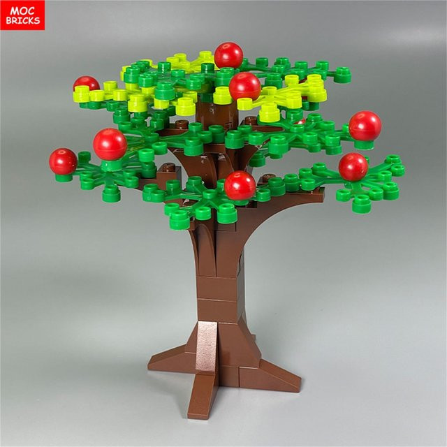 Yiran toy MOC Steine Bauernhof Obstbaum Wald Garten Bausteine 6–12 Jahre - Bild 1