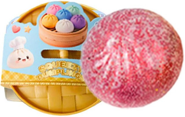 Topmix Glitzer Teigtasche Squishies, Mystery Box, buntes Essen, Sensorisches Fidget Spielzeug, Anti Stress Knetball - Bild 1